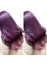 ヘアーメイク トレコローリ(hair make trecolori) 【trecolori 津田沼】ピンクラベンダー