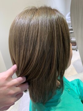 カラーズ(PRIVATE HAIR SALON COLOR'S) 伸びてきたワンレンボブ◎グレージュカラー