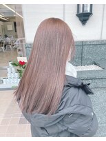 ジェミニ 大津 瀬田店(Gemini)&nbsp;黒髪カタロググレーベージュレイヤーロングアッシュカラー