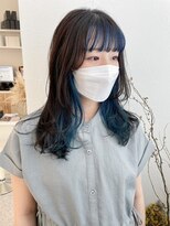 ロマーリ(LOMARLIE)&nbsp;ブルーインナーカラー_似合わせデザイン