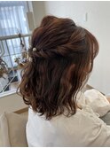 ゆるふわハーフアップ★
