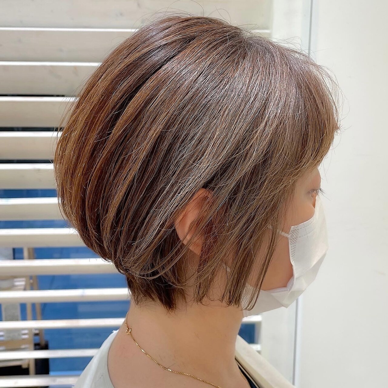 白髪ぼかしハイライト】白髪が伸びても気になりづらいカラー