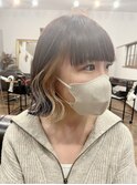 #イヤリングカラー　#ミルクティーベージュ