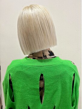 エクー(ECOO) 『　ホワイトブロンド× ボブ 　』guest snap  ECOO