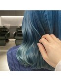 blue silver color