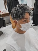 ホワイトハイライト×ツイストスパイラル