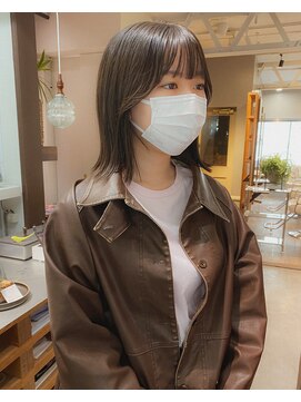 アルク(alku) olive × bob 【meg】ボブ/オリーブカラー