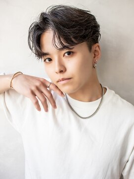 エイトメン 博多店(EIGHT MEN) メンズ/センターパート/ニュアンスパーマ/博多駅