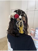 【ハーフアップ】似合わせヘアセット