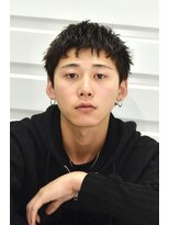 ココ 本八幡(KOKO) □スパイキーショートブルーブラックフェザーパーマサーフカール