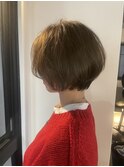 グラデーションボブ/４０代髪型/ノンジアミンカラー