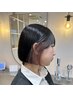 カット＋イヤリングカラー＋濃密泡TR￥16,434～