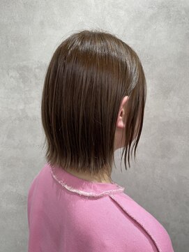 ルノン フィージュ(LUNON fieju) イメチェンヘアスタイルホワイトブロンド外ハネボブ美髪のススメ