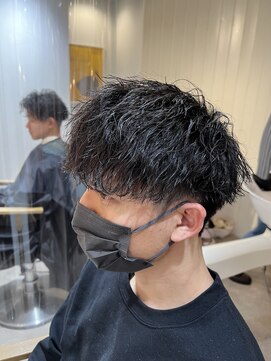 アメラボ 植田山店(Amelab) 名古屋天白区緩めツイストスパイラルパーマ大人ビジネスマン