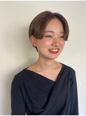 毛流れショートヘア