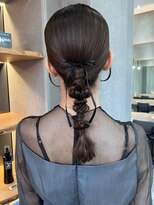 ロンド ボーイ 表参道(Lond BOY)&nbsp;ミニウルフレイヤーカット顔周り前髪韓国ミディアムロング表参道