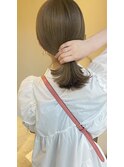 結べるボブ×グレージュカラー【20代.30代.40代】