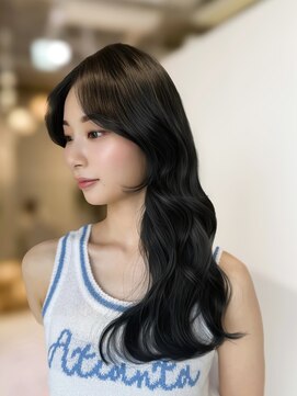 アマトウキョウスマートサロン(AMA TOKYO×Smart Salon) 韓国ヘア　2wayバング  レイヤーカット くびれヘア  顔周り