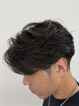 ビカムメンズヘアー 栄店(become men's hair) 大人の毛流れフェザーパーマ／名古屋栄
