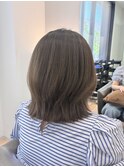 ハイライトカラー / 細めハイライト / ヘーゼルベージュ