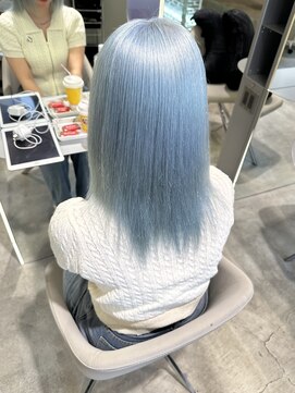 キオク(KIOX) 水色カラー/ブルーカラー/ハイトーン/ブリーチカラー/名古屋/栄