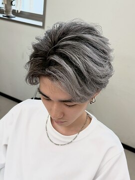 アリープパロット(ALEAP parrot) メンズカット/シルバーカラー【ALEAP parrot/多賀】