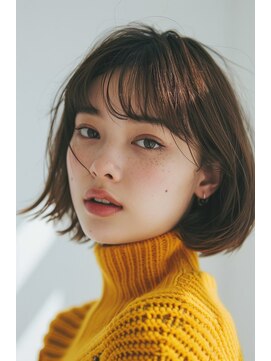 ヘアサロン エヌ 銀座(hair salon N) カジュアルカール髪質改善白髪染め20代30代40代銀座東銀座