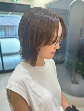 コンティロミー(CONTI ROMMY.) くびれボブココアブラウン髪質改善トリートメント20代～50代