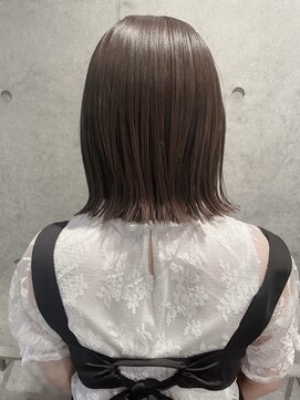 ぱっつんボブくびれボブ20代30代