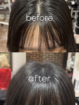 ヘアーアンドメイク ビス(HAIR&MAKE bis) 前髪の割れ癖撃退します！クロスパーマ