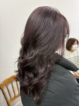 アミリー ひたち野うしく店(Amily) ハイライトバレイヤージュダブルカラーケアブリーチ20代30代