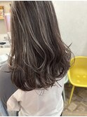 グレージュハイライト