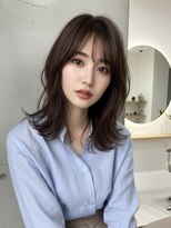 ライリー(riley)&nbsp;riley透け感レイヤーミディ