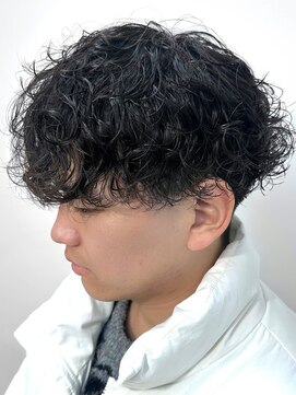 ワンズ リー 上大岡店(One's ly) ニュアンスパーマMEN’S HAIR 波巻きツイストス パイラル