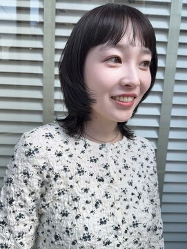 ロライマ 中目黒(roraima) ミディアムレイヤー/ウルフ/前髪/ナチュラル/大人/シースルー