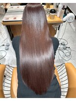 ギネス(Giness)&nbsp;ダークアッシュ艶感ストレートこなれロング