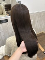 ヌク(Nuku.) 髪質改善_ロング_くすみブラウン_ブラウンベージュ