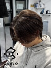 カルロイースタイル(CARLO e-style)&nbsp;曲がる縮毛矯正／センターパート