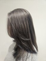 ハニーエイク(Haney89) シルバーベージュ×エンドカラー