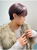ハンサムショート/丸みショートボブ/20代30代40代50代/顔周り