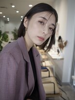 ヌヌ 渋谷 原宿 明治神宮前(nunu) レイヤーカットウルフカットボブグレージュオリーブべージュ