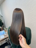 アールサロンギンザ(Rr SALON GINZA) 【カラー+髪質に合わせた髪質改善 】RrSALON HydroXE TR