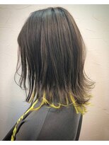 ヘアーメイクフィールヒルズ(FEEL HILLS) 外ハネ×インナーカラー