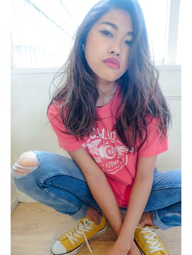 ランプ ヘアー(lamp hair) 【lamp hair】外国人風/無造作ウェーヴ/ハイライト