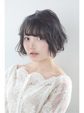 モッズ ヘア 富山店 ショートボブ　7　ゆるふわパーマ