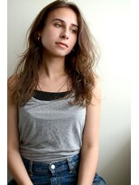 ミラバイグリーン(Mira by green)&nbsp;Foggy beige　＋　ヴェールウェーブ　《無造作カール》＃3