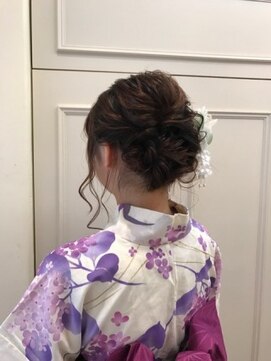 ネオリーブリノア 北千住東口店(Neolive Linoa) もこもこアレンジ　浴衣ヘア