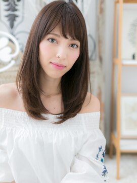 モッズヘア 上尾西口店(mod's hair) ■しっとり小顔黒髪ワンカールセミディ106-4★上尾20代30代40代