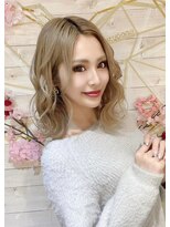 ヘアメイク エンカレッジ(HAIR MAKE encourage)&nbsp;波打ちウェーブ☆韓国風　くびれ外ハネ
