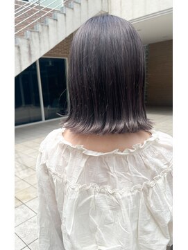 デイジー(Daisy) 天神/福岡/ラベンダーグレー/ボブ/10代/20代/30代/40代